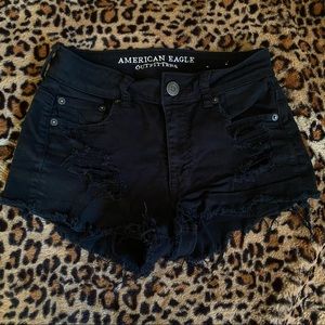 American Eagle distressed jean shorts, size 2